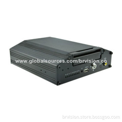 Mobile DVR, Hard Disk/SD Card, with 4/8 Channels, IP54 Against Dust Design